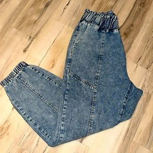 SHEIN curve denim joggers size 1XL